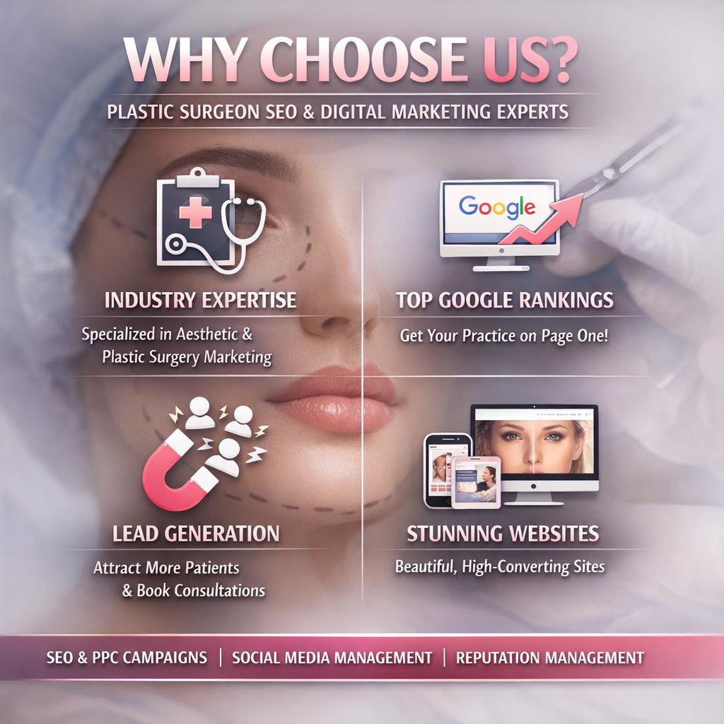 why choose our digital marketing seo company for plastic surgeons
